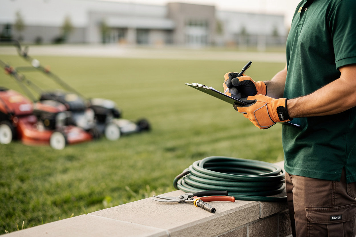 Elevation Lawn Care professional grounds maintenance team providing quality service in South Essex